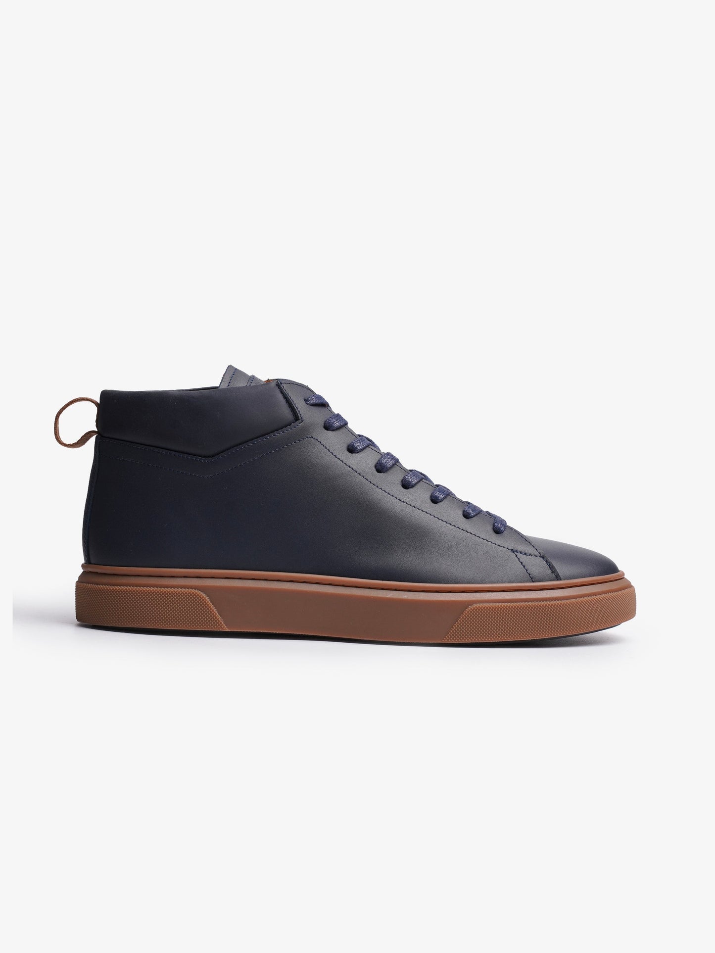 Leather Mid – Bleu