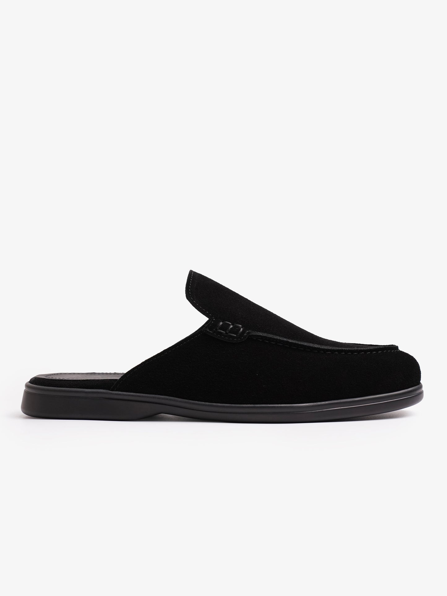 Babouche Walk Daim Noir
