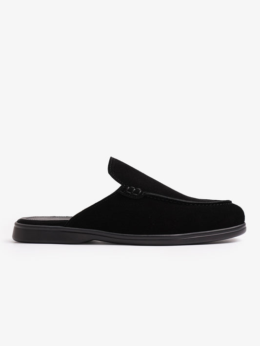 Babouche Walk Daim Noir